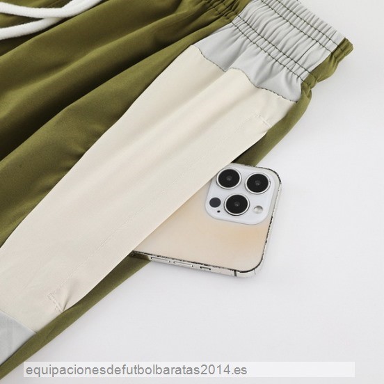 Nuevo Pantalones Deportivos AC Milan 23/24 Verde Gris Baratas